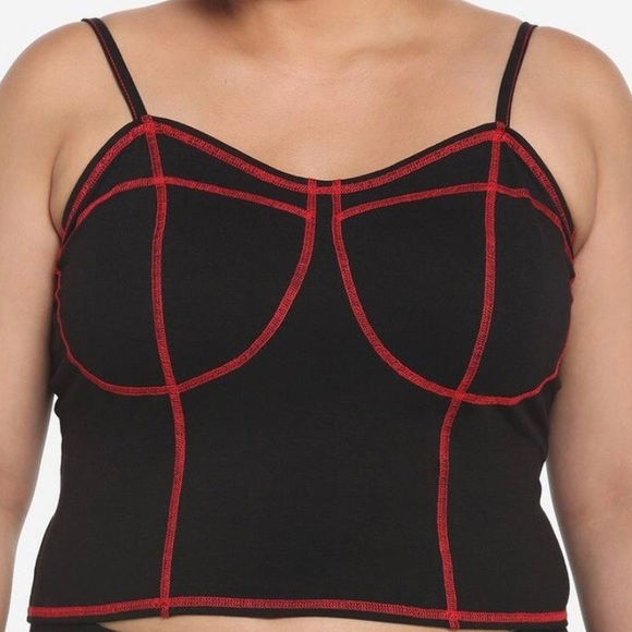Hot Topic Tops - Hot topic contrast stitch tank top sz 2X NWT